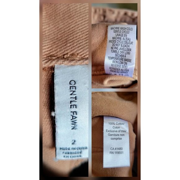 Gentle Fawn Women's Fulton Brown High-Waisted Pants Size 2 - Picture 10 of 10